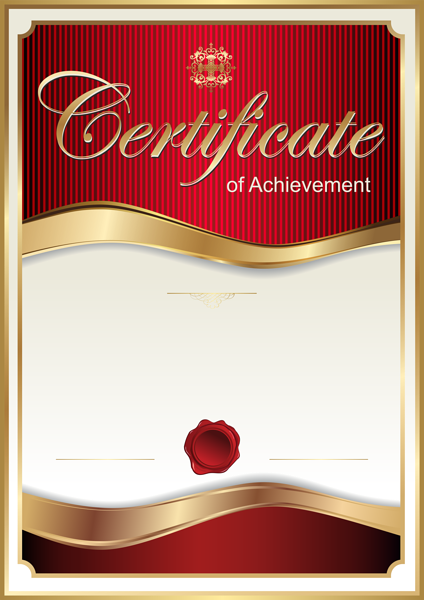 This png image - Red Certificate Template PNG Clip Art Image, is available for free download