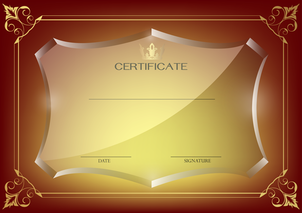 This png image - Red Certificate Template PNG Image, is available for free download