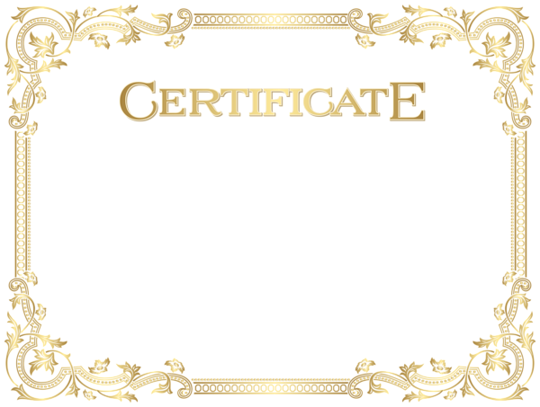 This png image - Transparent Certificate Template Clip Art Image, is available for free download
