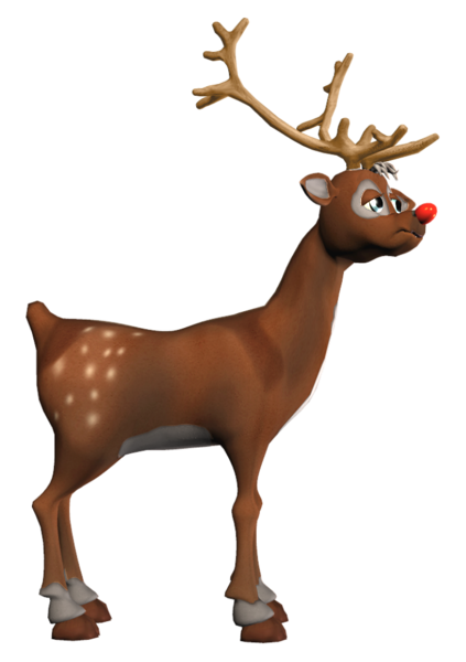 This png image - 3D Rudolf PNG Clipart, is available for free download