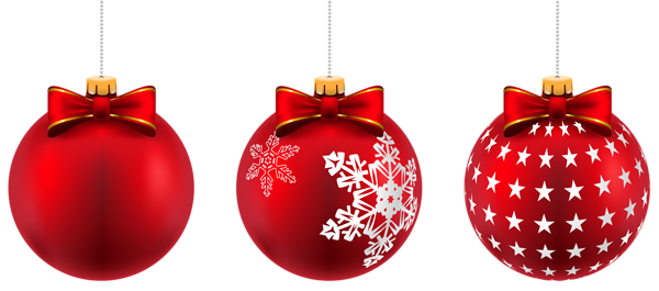 This png image - Beautiful Red Christmas Balls PNG Clip-Art Image, is available for free download