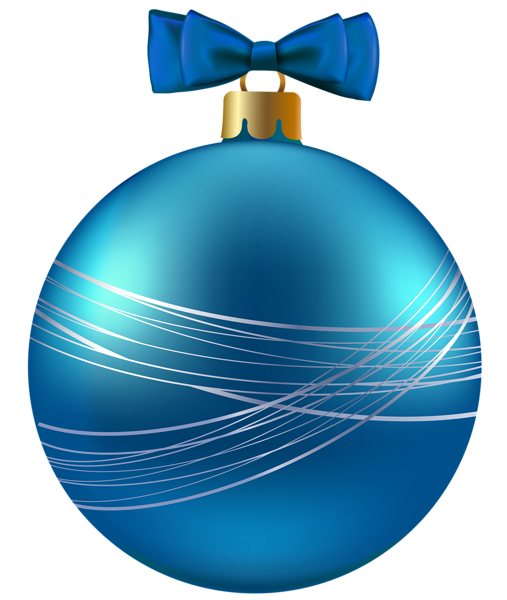 This png image - Blue Christmas Ornament PNG Clipart Image, is available for free download