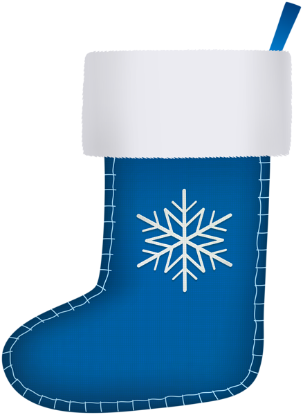 Blue Christmas Stocking Clip Art Image | Gallery Yopriceville - High ...