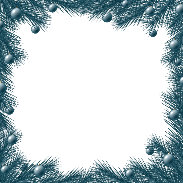 This png image - Blue Pine Frame PNG Clip Art Image, is available for free download