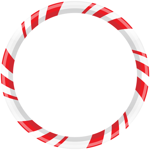 This png image - Candy Cane Round Border PNG Clipart, is available for free download