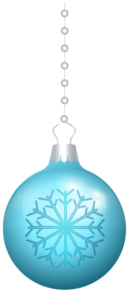 This png image - Christmas Ball Blue Hanging PNG Clipart, is available for free download