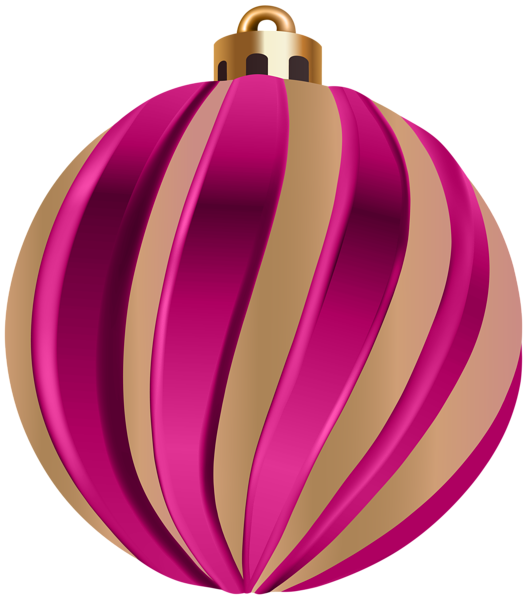 This png image - Christmas Ball Pink PNG Transparent Clipart, is available for free download