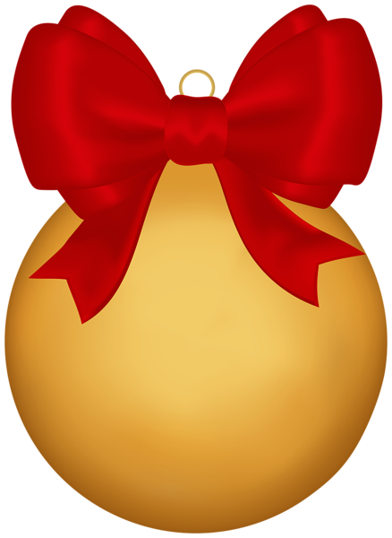 This png image - Christmas Ball with Red Bow PNG Clipart, is available for free download