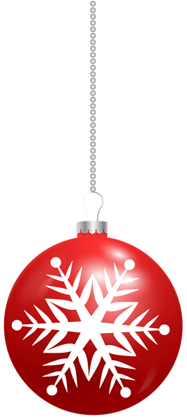 This png image - Christmas Ball with Snowflake PNG Clip Art Image, is available for free download