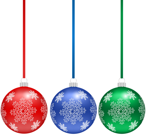 This png image - Christmas Ball with Snowflakes Set PNG Clip Art Image, is available for free download
