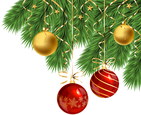 This png image - Christmas Balls Corner Decoration PNG Clip Art, is available for free download