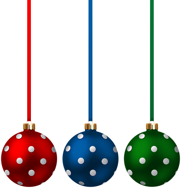 This png image - Christmas Balls Red Blue Green PNG Image, is available for free download