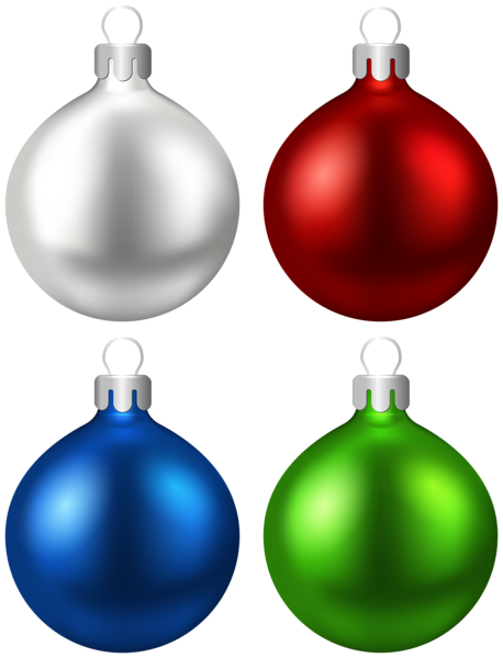 Christmas Balls Set Clip Art Image | Gallery Yopriceville - High ...