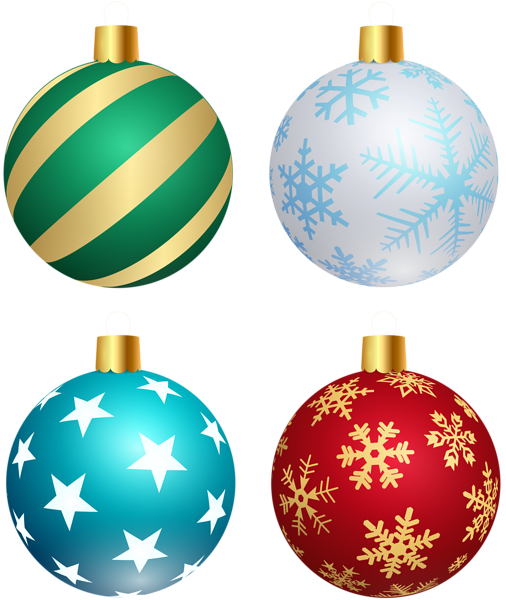 This png image - Christmas Balls Set Transparent PNG Clip Art, is available for free download