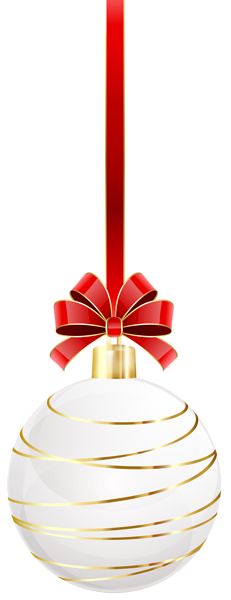 This png image - Christmas Balls White PNG Clip Art Image, is available for free download