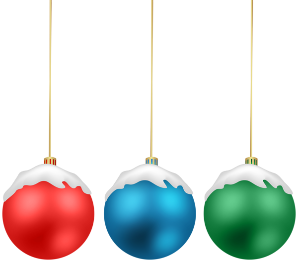 This png image - Christmas Balls with Snow PNG Clip Art, is available for free download