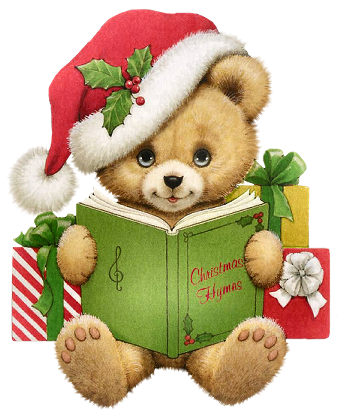 This png image - Christmas Bear with Book Transparent PNG Clipart, is available for free download