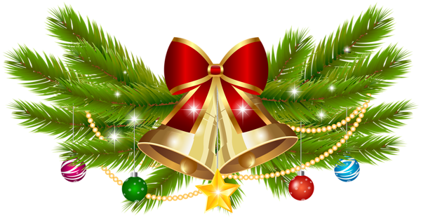 This png image - Christmas Bell Decoration PNG Clip Art Image, is available for free download