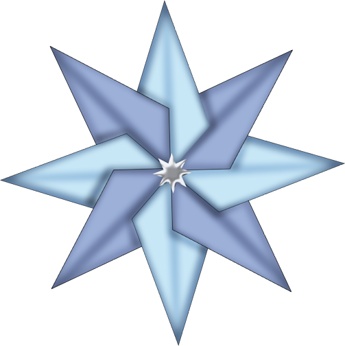 This png image - Christmas Blue Star Ornament PNG Clipart, is available for free download