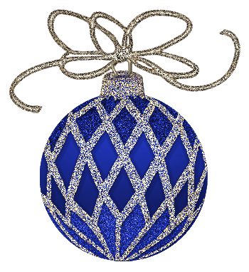 Christmas Blue And Silver Ornament Clipart | Gallery Yopriceville ...