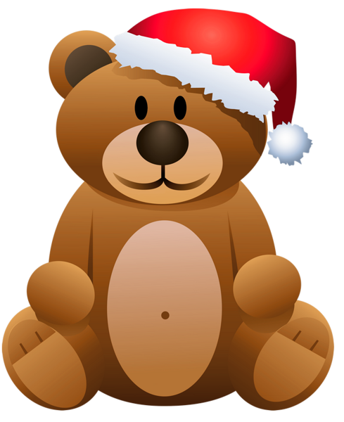 This png image - Christmas Brown Bear PNG Clipart, is available for free download