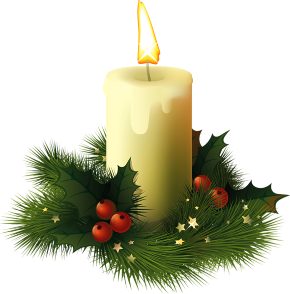 This png image - Christmas Candle Clipart, is available for free download