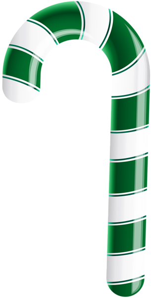 This png image - Christmas Candy Cane Green PNG Clip Art, is available for free download