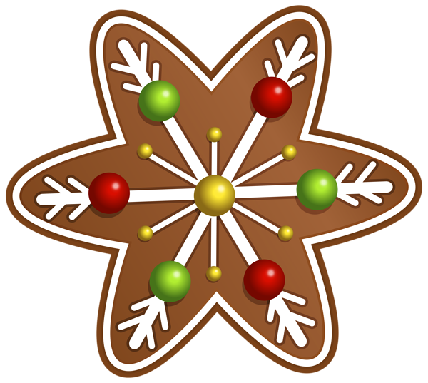 This png image - Christmas Cookie Star PNG Clipart Image, is available for free download