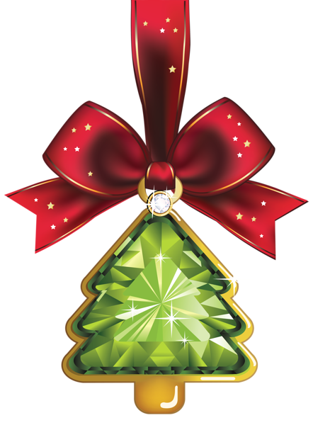 This png image - Christmas Crystal Tree Ornaments Clipart, is available for free download