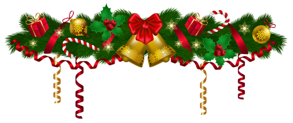 This png image - Christmas Deco Garland PNG Clip Art Image, is available for free download