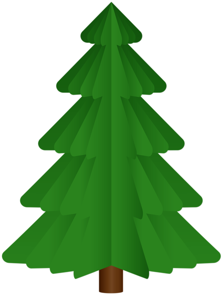 This png image - Christmas Deco Pine Tree PNG Clipart, is available for free download