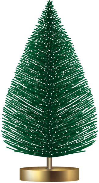 This png image - Christmas Deco Tree Green PNG Clipart, is available for free download