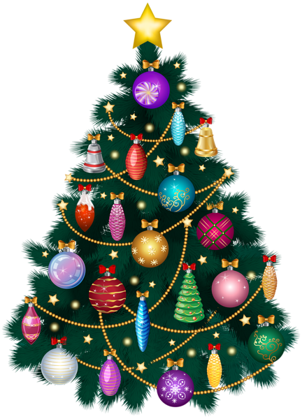 This png image - Christmas Deco Tree PNG Clip Art Image, is available for free download