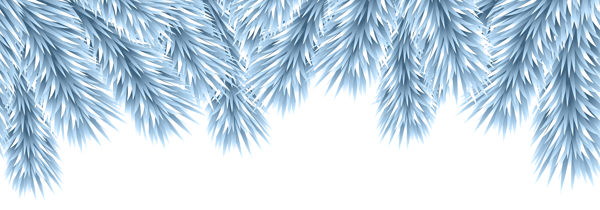This png image - Christmas Decorative Branches Blue PNG Clip Art, is available for free download