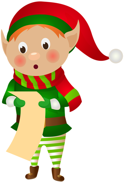 Santa Elf Clipart
