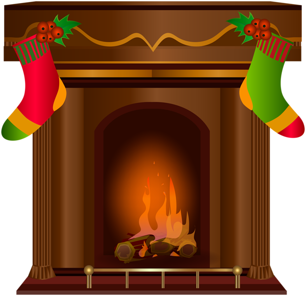 This png image - Christmas Fireplace Transparent PNG Clip Art, is available for free download