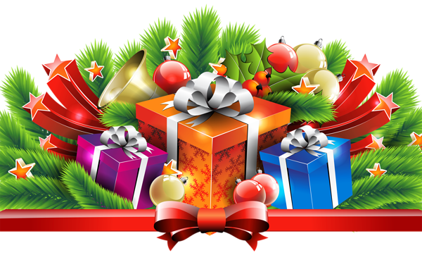 This png image - Christmas Gifts Decor PNG Clipart Image, is available for free download