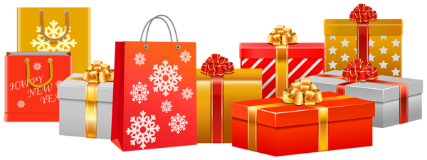 This png image - Christmas Gifts PNG Clipart Image, is available for free download