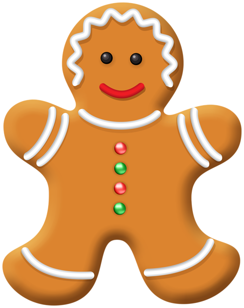 Christmas Gingerbread Girl PNG Clip Art | Gallery Yopriceville - High-Quality Images and ...
