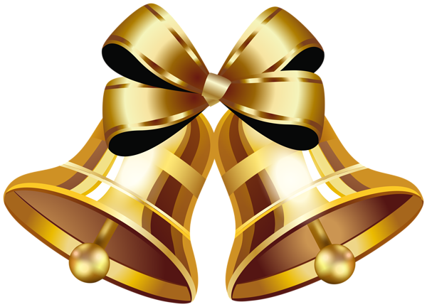 This png image - Christmas Gold Bells PNG Clip Art Image, is available for free download