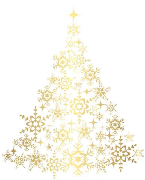 This png image - Christmas Gold Tree Decor PNG Clip Art, is available for free download