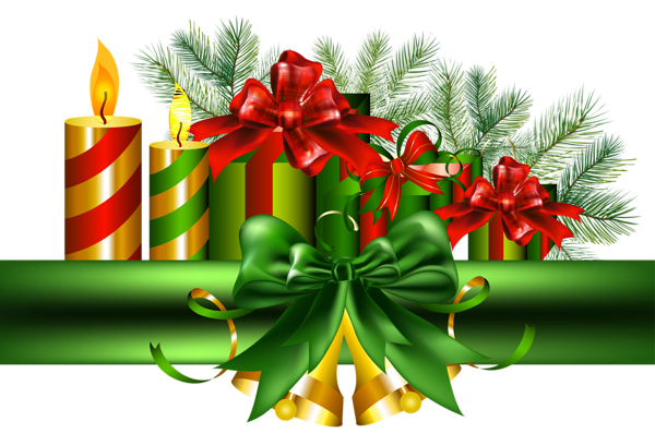 This png image - Christmas Green Decoration with Golden Bells PNG Clipart, is available for free download