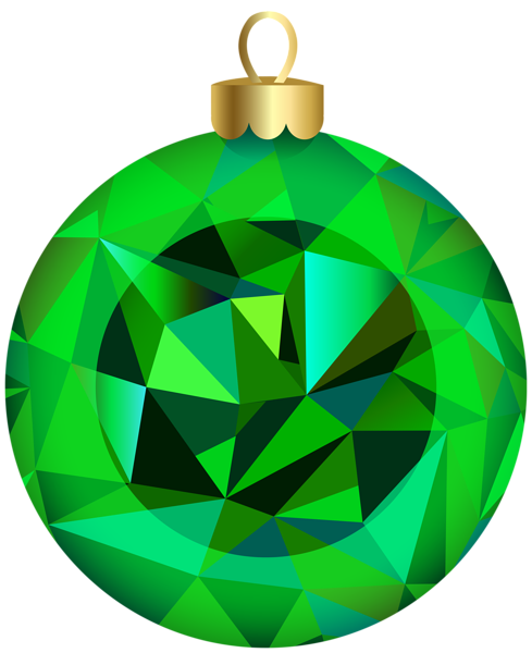 This png image - Christmas Green Ornament PNG Clip Art, is available for free download
