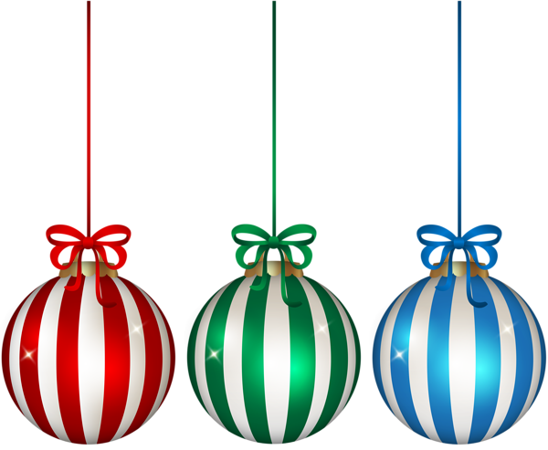 This png image - Christmas Hanging Ornament Set Clip Art Image, is available for free download