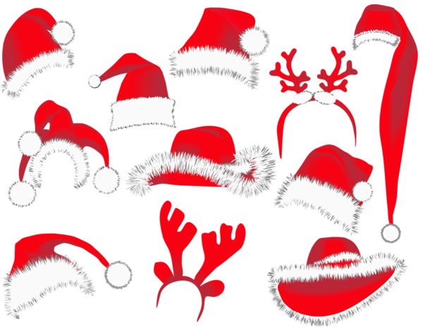 This png image - Christmas Hats PNG Clipart Picture, is available for free download