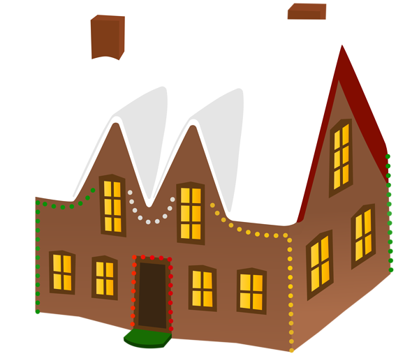 This png image - Christmas House PNG Transparent Clipart, is available for free download