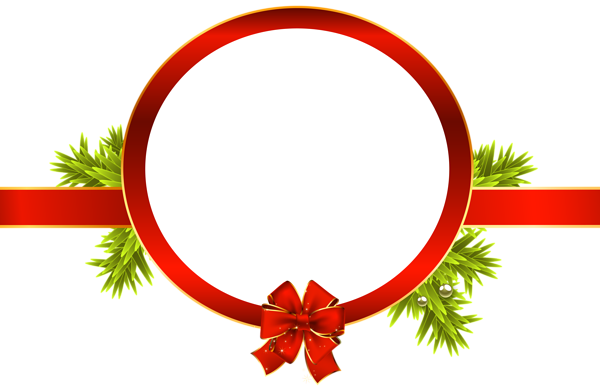 Red Christmas Ribbon with Pine Branches PNG Clipart Image​  Gallery  Yopriceville - High-Quality Free Images and Transparent PNG Clipart