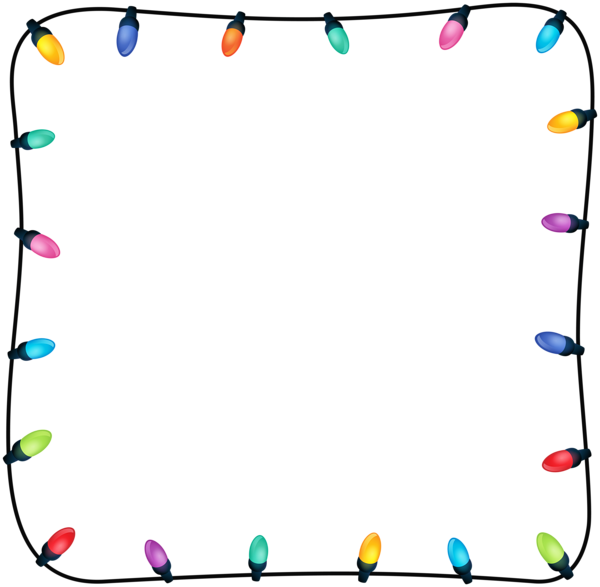 This png image - Christmas Lights Border PNG Clip Art Image, is available for free download