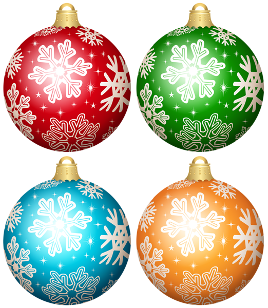 This png image - Christmas Ornament Set Clip Art Image, is available for free download