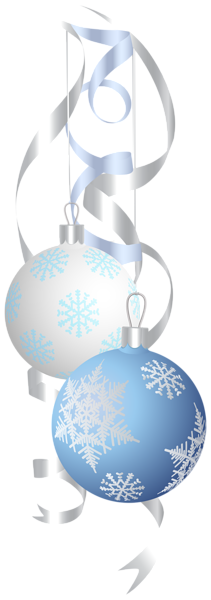 This png image - Christmas Ornaments Blue PNG Transparent Clipart, is available for free download